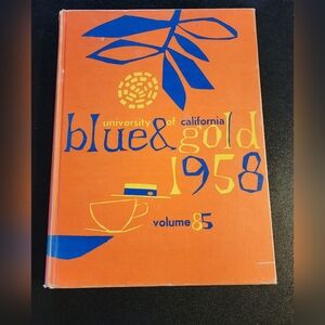 1958 Blue And Gold Yearbook Annual University Of California  w/ Pictures Frat